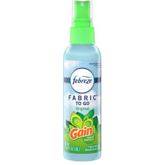 Febreze To Go Fabric Refresher 2.8 Ounce Spray, Gain Original Scent (Pack Of 2)