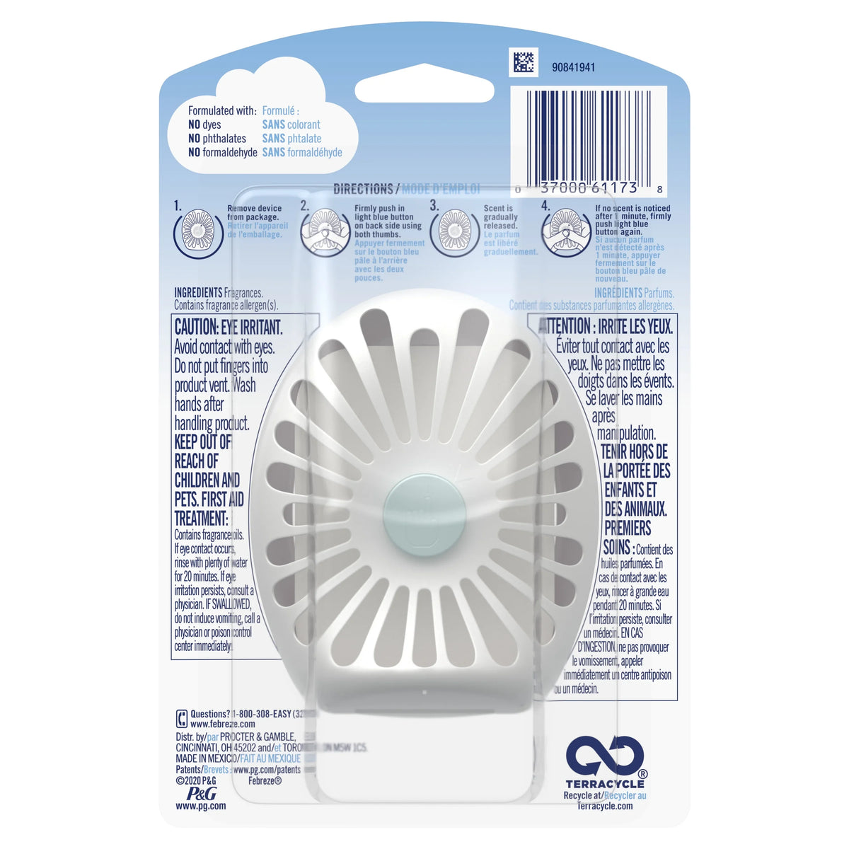 Febreze Small Spaces Odor-Eliminating Air Freshener, Apple, 1 Ct