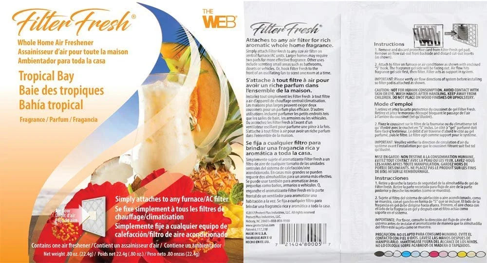 WEB Products FilterFresh Whole Home Tropical Bay Air Freshener