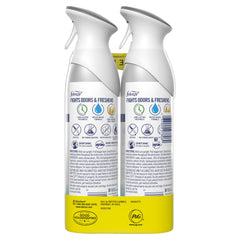 Febreze Air Freshener Spray, Odor-Fighting Room Spray, Heavy Duty Crisp Clean, 8.8oz, 2 Count
