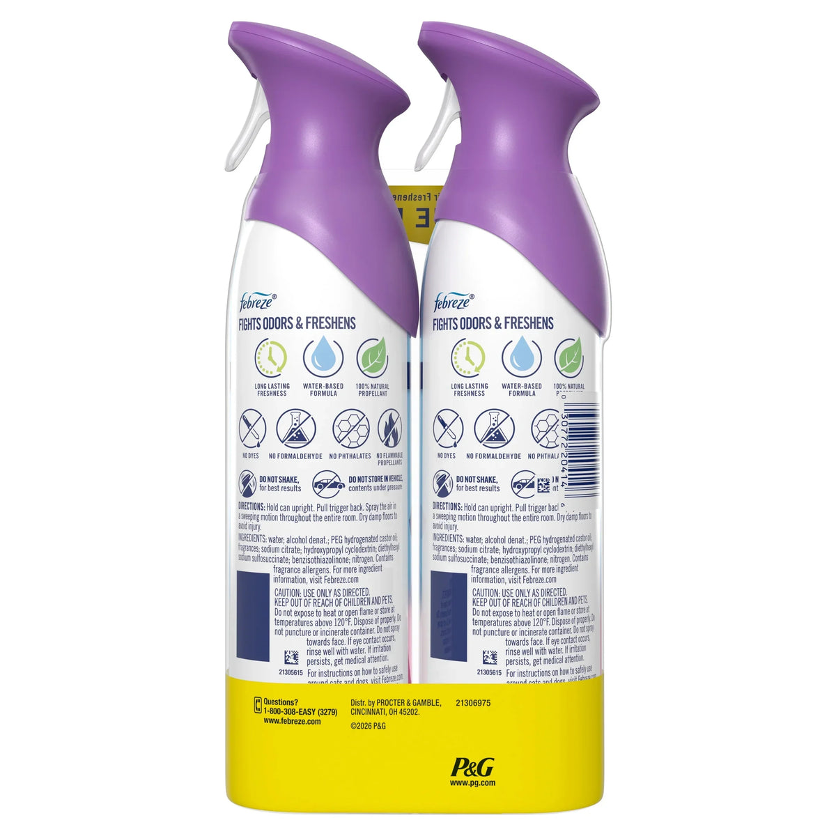 Febreze Air Mist Air Freshener Spray, Gain Moonlight Breeze, 8.1oz, 2 Count