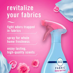 Febreze Fabric Spray Air Freshener Odor-Fighting Fabric Refresher Downy April Fresh 23.6 fl oz - 3 count