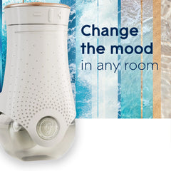 Glade PlugIns Scented Oil 5 Refills, Air Freshener, Aqua Waves, Essential Oil Infused Wall Plug In, 3.35 FL oz, Pack of 5
