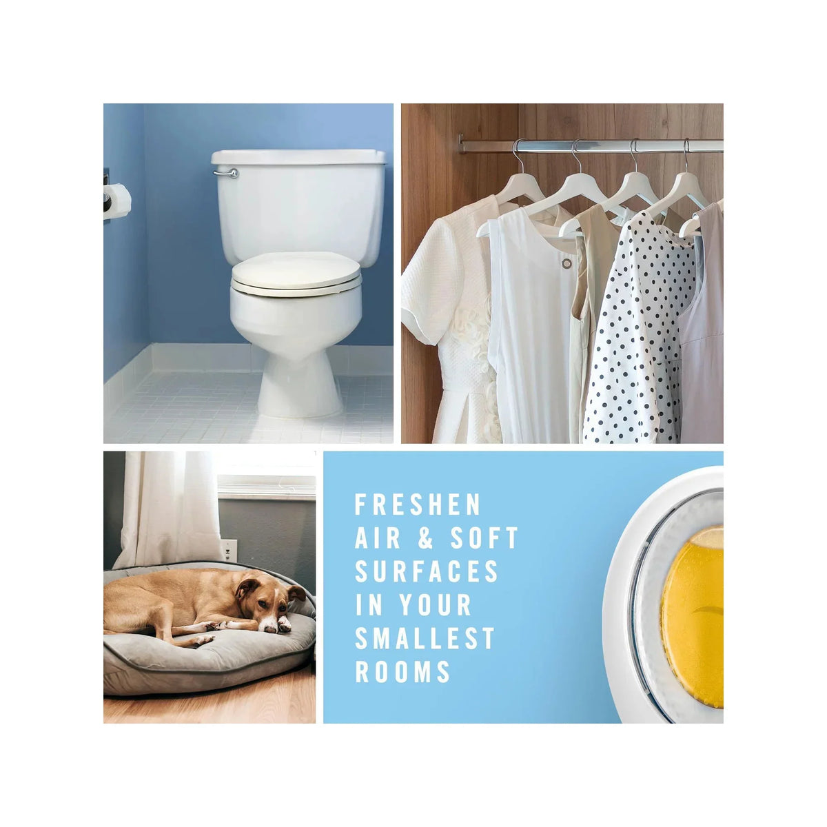 Febreze Linen/Sky Small Spaces - Liquid - 25 fl oz (0.8 quart) - Linen & Sky - 45 Day - 2 / Pack | Bundle of 2 Packs