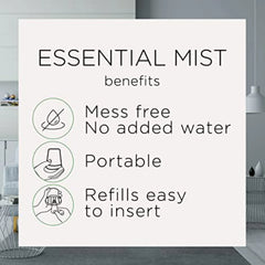 Air Wick Essential Mist Scented Oil Air Freshener Diffuser Refills, Linen and Petals, 3 Count