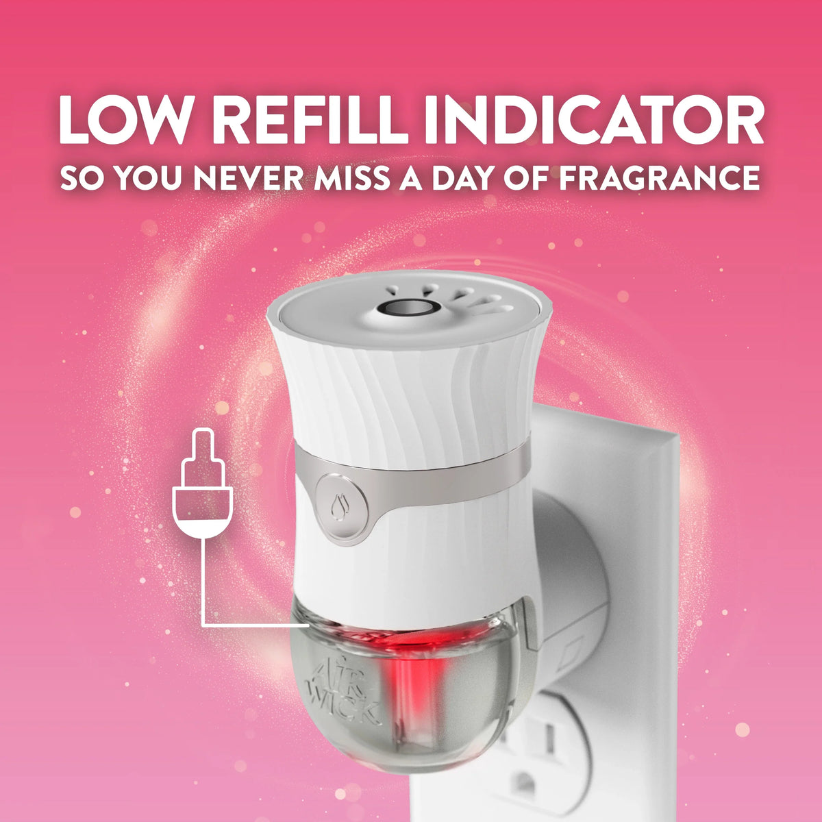 Air Wick Plug-In Air Freshener Scented Oil Refills,Honeysuckle and Raspberry, 2 Count