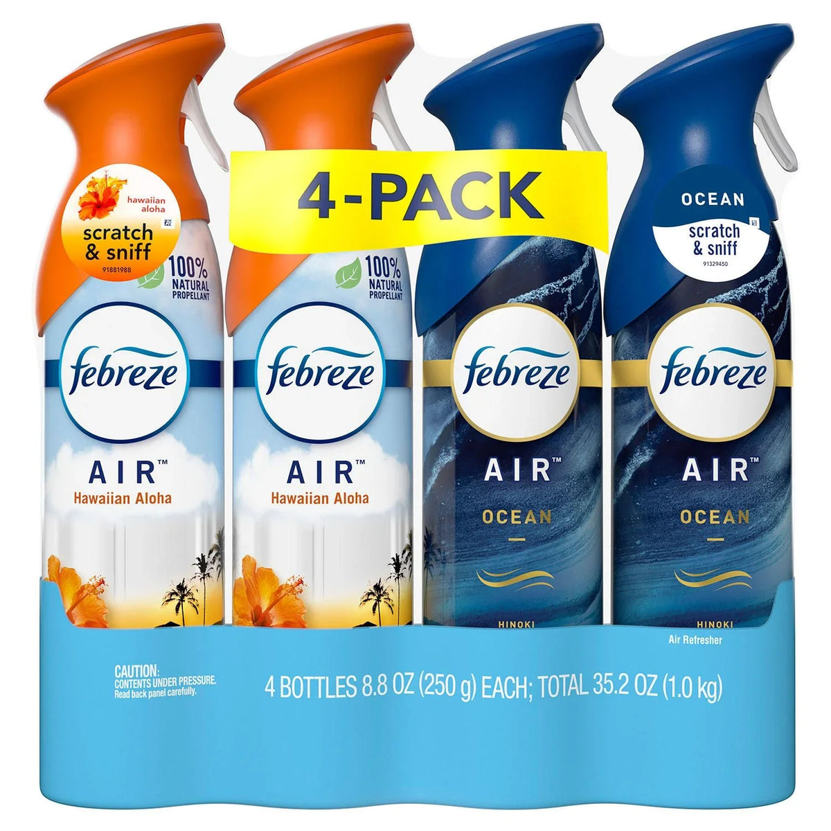 Febreze Air Effects Air Freshener Spray, 4 pk.