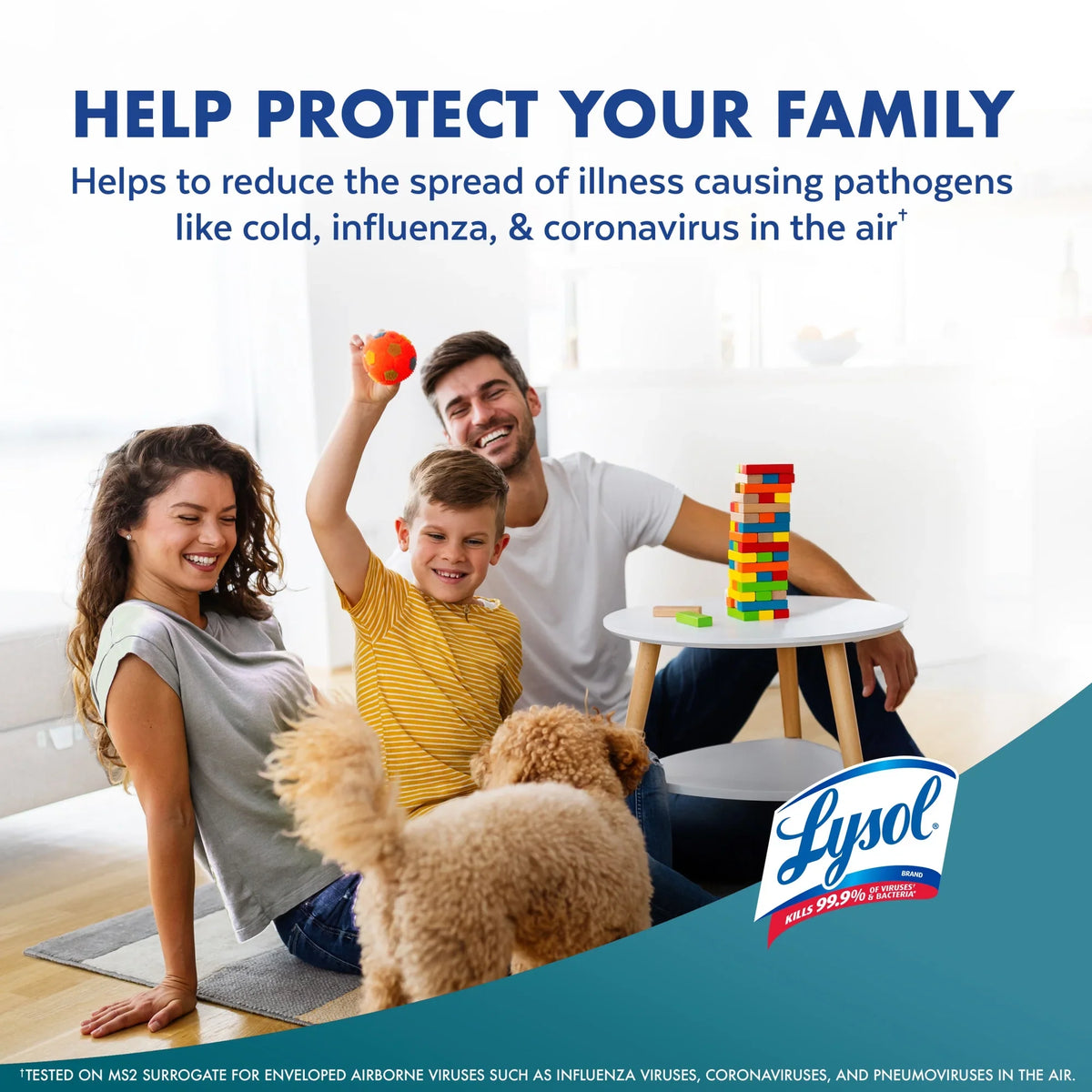 Lysol Air Sanitizer Spray, For Air Sanitization and Odor Elimination, Simple Fresh Scent, 10 Fl. Oz (Pack of 3)