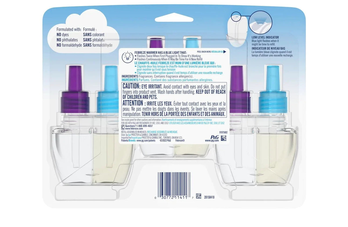 Febreze Plug In Air Freshener Odor-Fighting Scented Oil Refill - Southern Lilac Mornings