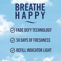 Febreze Plug In Air Fresheners, Downy April Fresh Scent, Odor Eliminator for Strong Odors, 1 Warmer + 2 Oil Refills