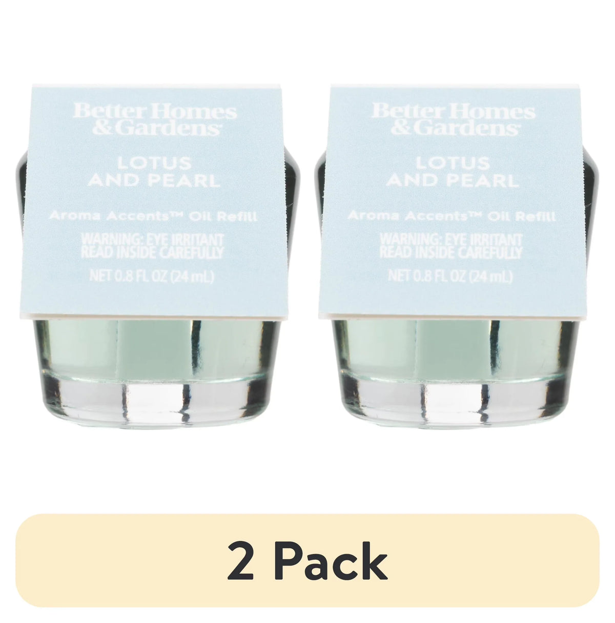 (2 pack) Better Homes & Gardens Aroma Accents Fragrance Oil, Lotus & Pearl