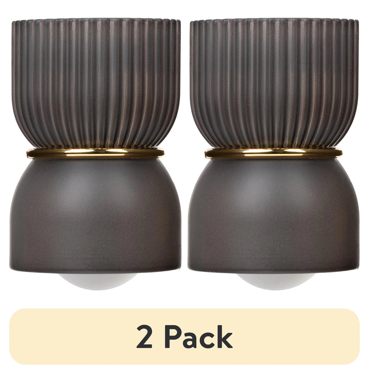 Better Homes & Gardens Aroma Accents Fragrance Plug, Ribbed Rich Black
