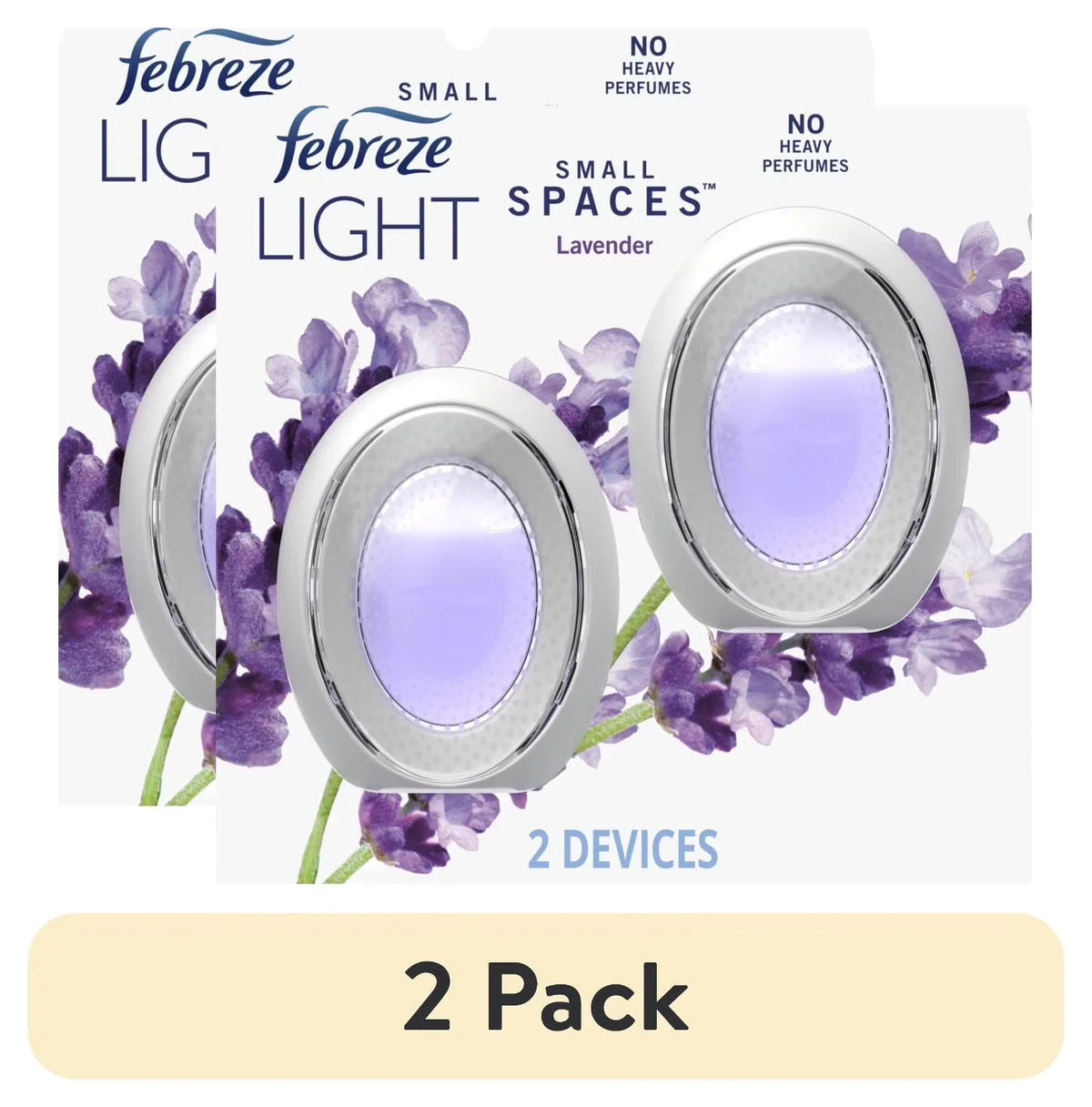 Febreze Light Small Spaces Air Freshener Lavender, 2 Count