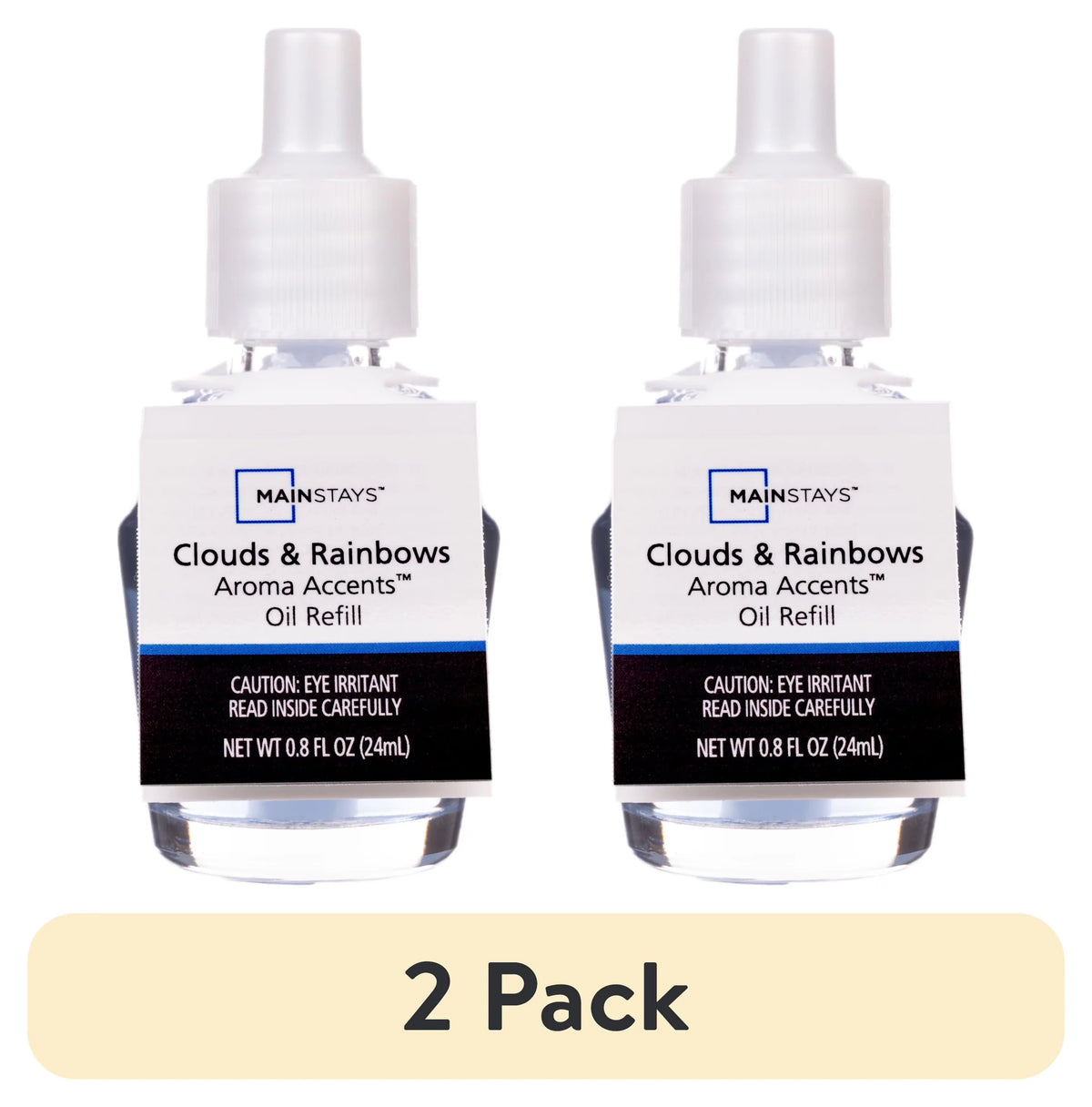 Mainstays Aroma Accents Oil Refill 24mL, Clouds & Rainbows