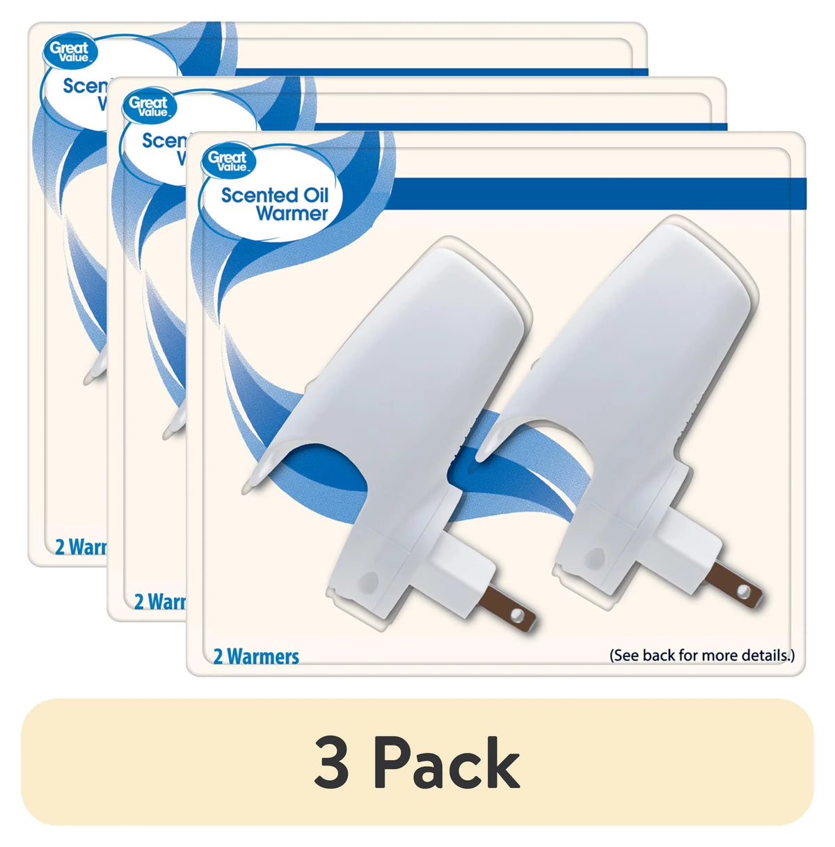 Great Value Scented Oil Plug-in Warmers, 2 Count (Fragrance Not Included)