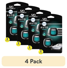 Febreze AUTO Car Air Freshener, Odor-Fighting Car Vent Clip, Unstopables Fresh, 2 Count