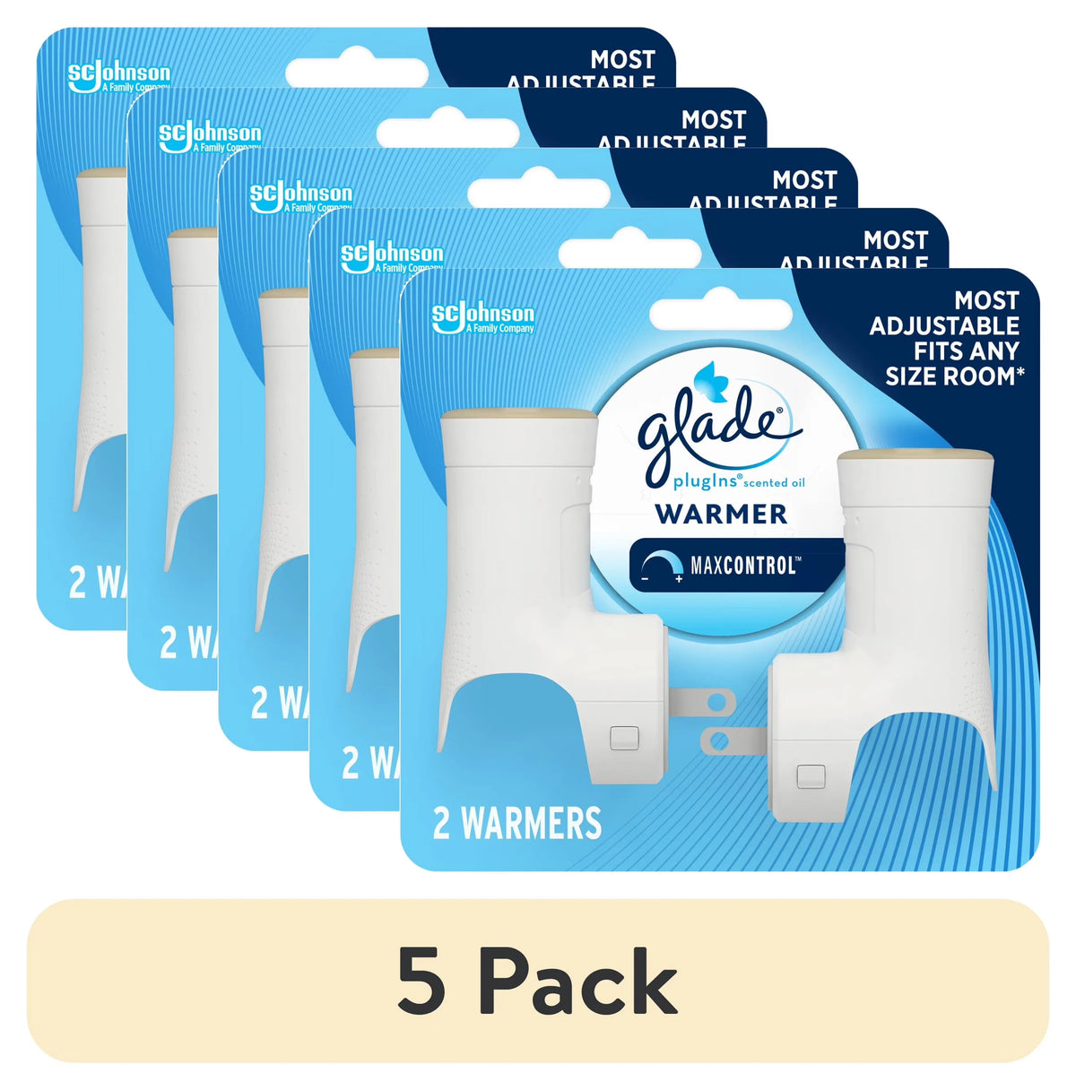 Glade PlugIns Air Freshener Warmer - Essential Oil Infused Refill Holder, 2 Count