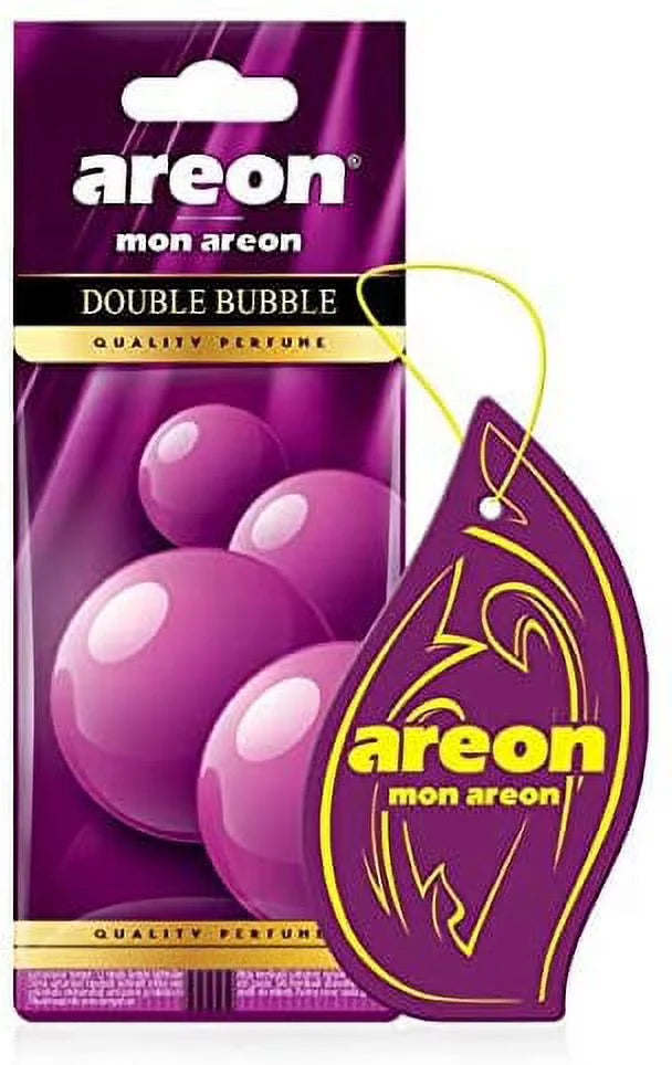 AREON MON MA49 Long Lasting Paper Hanging Ornaments for Car or Home Hanging Best Car Air Freshener Lavender Scent, 12 Pack