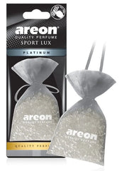 AREON Pearls I Car & Home Air Freshener I Quality Perfume I PLATINUM (Pack of 3)