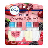 Febreze Plug In Air Freshener, Odor-Fighting Oil Refill, Sweet Watermelon Vine, 2 Refills