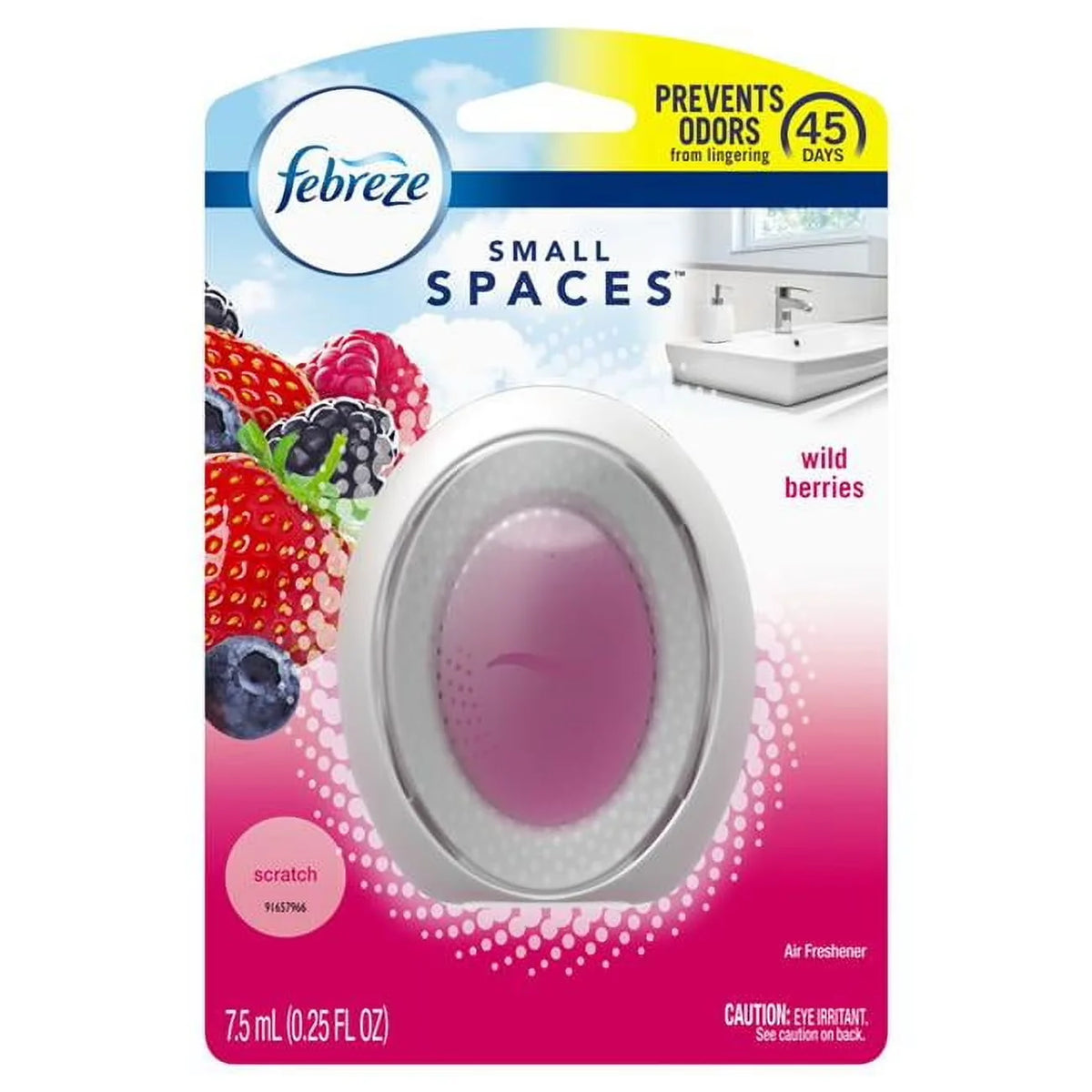 Febreze 0.25 oz Small Spaces Berry & Bramble Scent Air Freshener Liquid Pack of 6