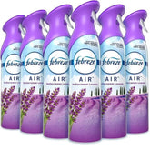 Febreze AIR, Mediterranean Lavender, 8.8 oz Aerosol Spray, 6/Carton, Each