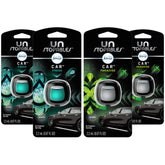 Febreze Unstopables Car Odor-Fighting Car Freshener Vent Clip, Fresh & Paradise Scent, .07 oz. Car Vent Clip, 4 Count