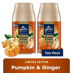 Glade® Automatic Spray Air Freshener Refill, Pumpkin & Ginger Fall Scent, 6.2oz., 2 Count