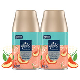 Glade® PlugIns®, Juicy Peach & Elderflower, Large Auto refills, 12.4 oz, 2 Count