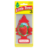 Little Trees Air Freshener Strawberry Fragrance 3-Pack