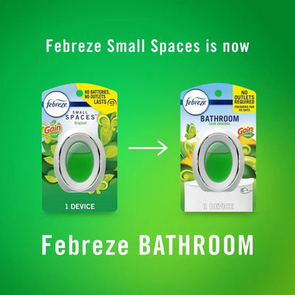 Febreze Small Spaces Air Freshener for Home, Gain Original Scent, 4 Count
