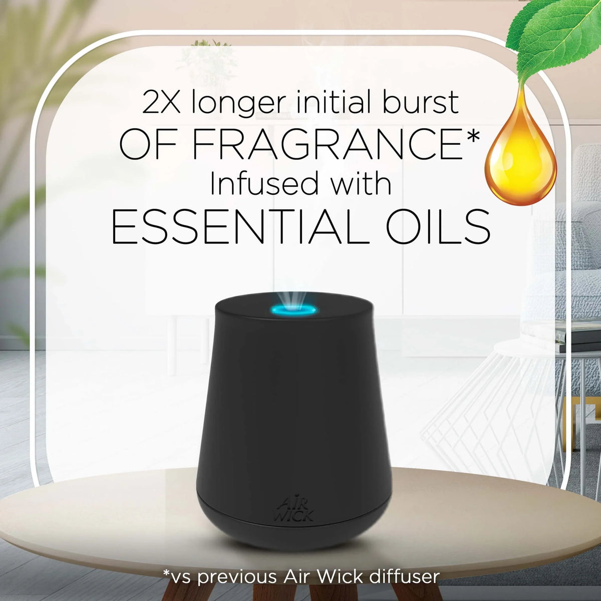Air Wick Essential Mist Watermelon and Berries Scented Oil Diffuser Refills, 2 Count