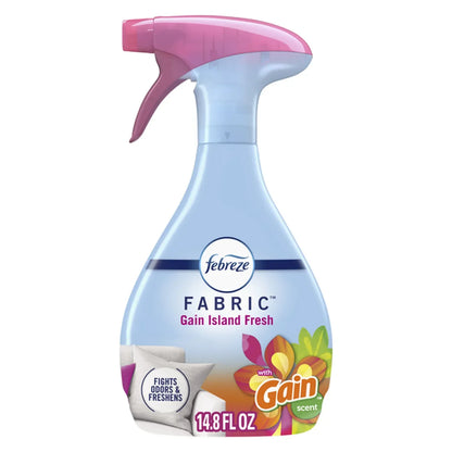 Febreze Fabric Gain Island Fresh Fabric Refresher 14.8 oz, 2 bottles