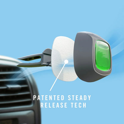 Febreze AUTO Air Freshener Vent Clip Ocean Breeze Scent, .06 oz Car Vent Clip, Pack of 2