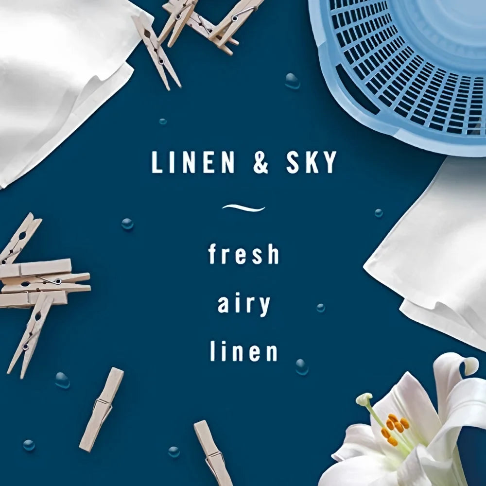 Febreze Car Vent Clip Linen & Sky Air Freshener (Pack of 10)