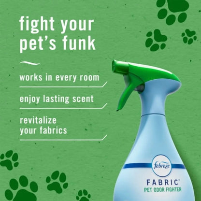 2X - Febreze Odor-Fighting Fabric Refresher, Pet Odor Fight