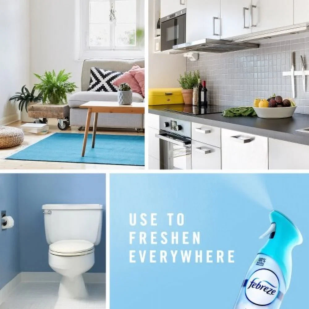 Febreze Heavy Duty Crisp Clean Odor-Eliminating Air Freshener - 8.8 fl oz