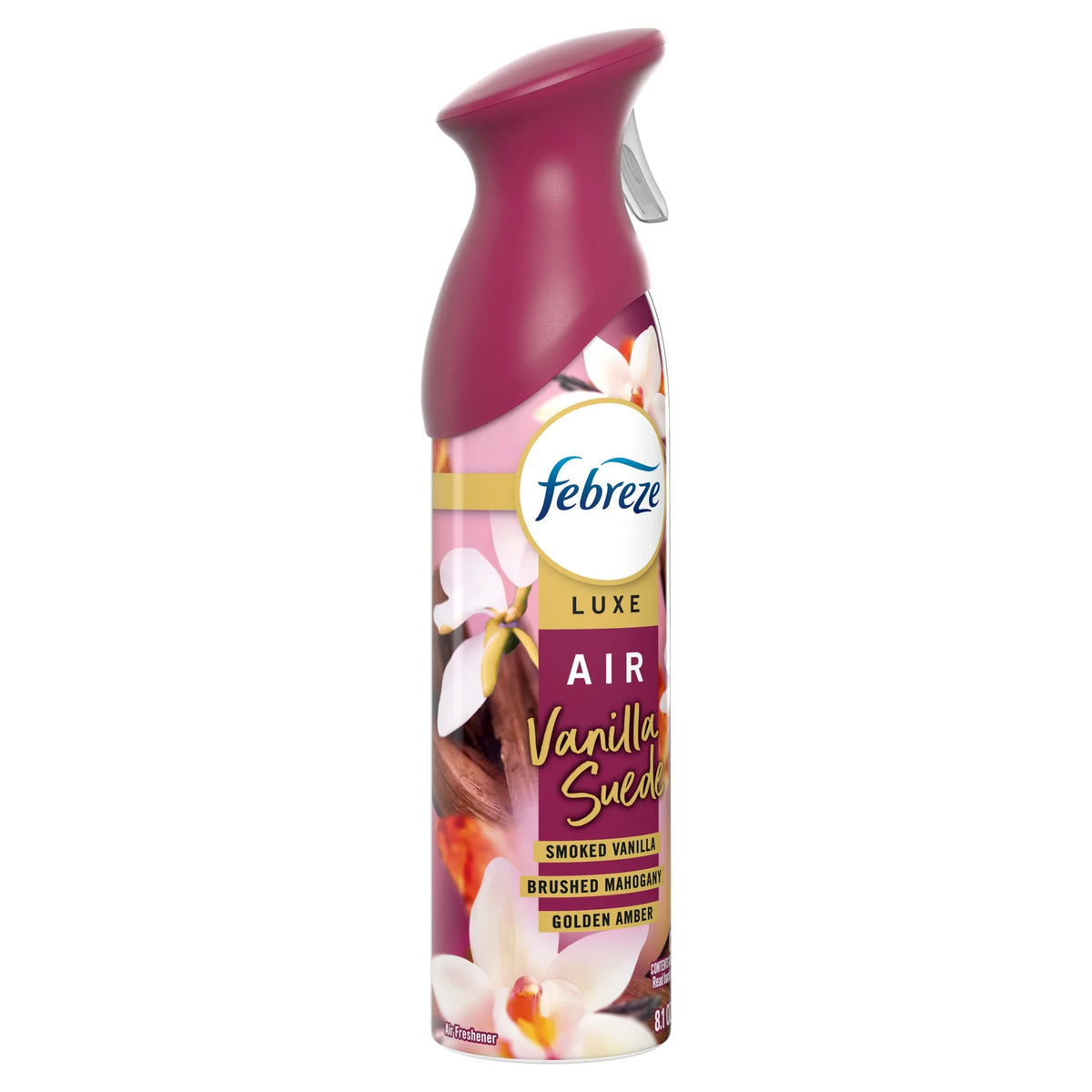Febreze Air Mist Luxe Air Freshener Spray, Vanilla Suede Scent, 8.1oz