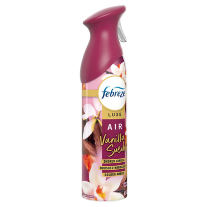 Febreze Air Mist Luxe Air Freshener Spray, Vanilla Suede Scent, 8.1oz