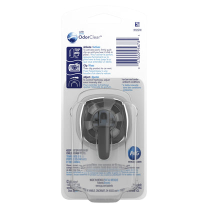 Febreze Car Odor-Fighting Air Freshener Vent Clip with Gain Scent, Island Fresh, 1 count