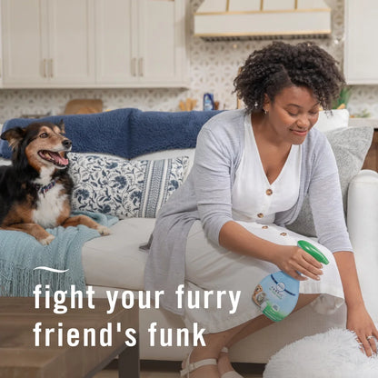 Febreze Fabric Spray Air Freshener, Odor-Fighting, Pet Odor Fighter, 67.6 oz Refill