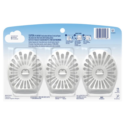 Febreze Bathroom Air Freshener, Odor-Fighting, Lilac, 3 Count