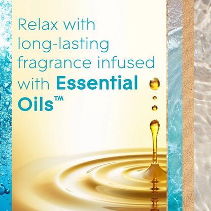 Glade PlugIns Scented Oil 5 Refills, Air Freshener, Aqua Waves, Essential Oil Infused Wall Plug In, 3.35 FL oz, Pack of 5