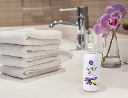 Air Scense Essential Oil Air Freshener, 7 oz + Spray & Go, 2 oz (Lavender Vanilla Bundle)