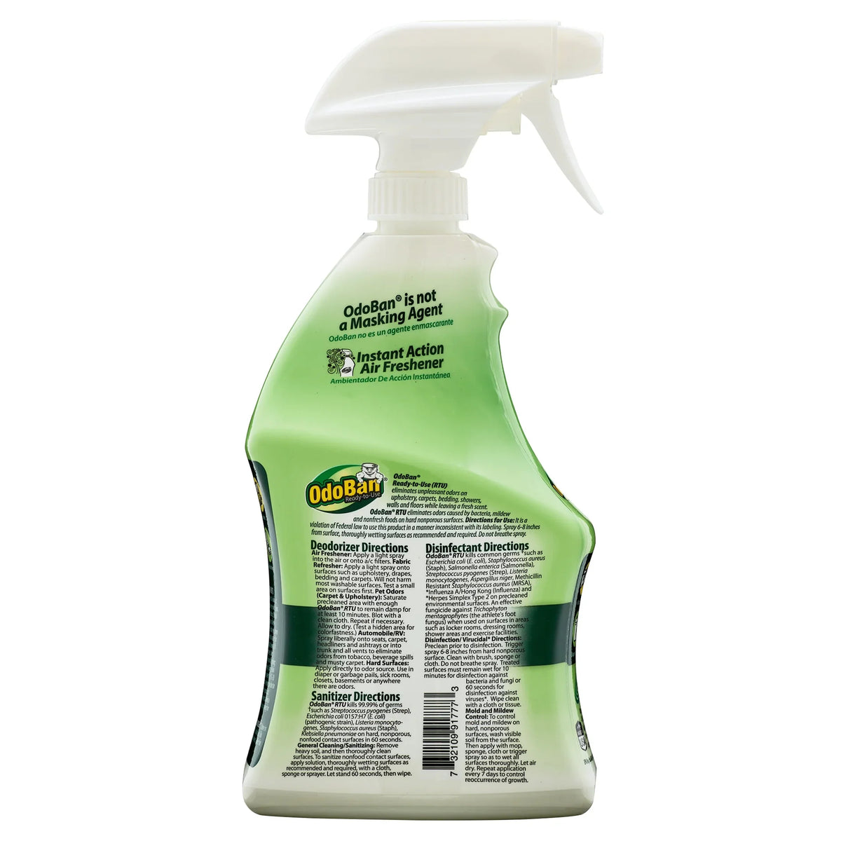 OdoBan Original Eucalyptus Scent Disinfectant Fabric & Air Freshener, 27 fl oz