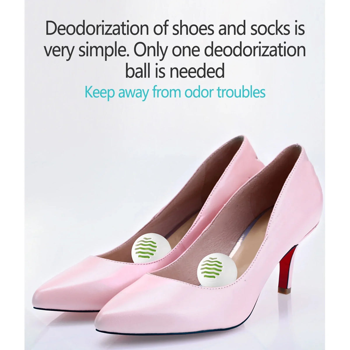 MORESEC under $5 Deodorizer Balls, Portable Shoe Deodorizer Balls, 8PCS Mini Odor Eliminator for Closet Cabinet, Natural Aromatherapy Air Freshener, Household Footwear Smell Removal