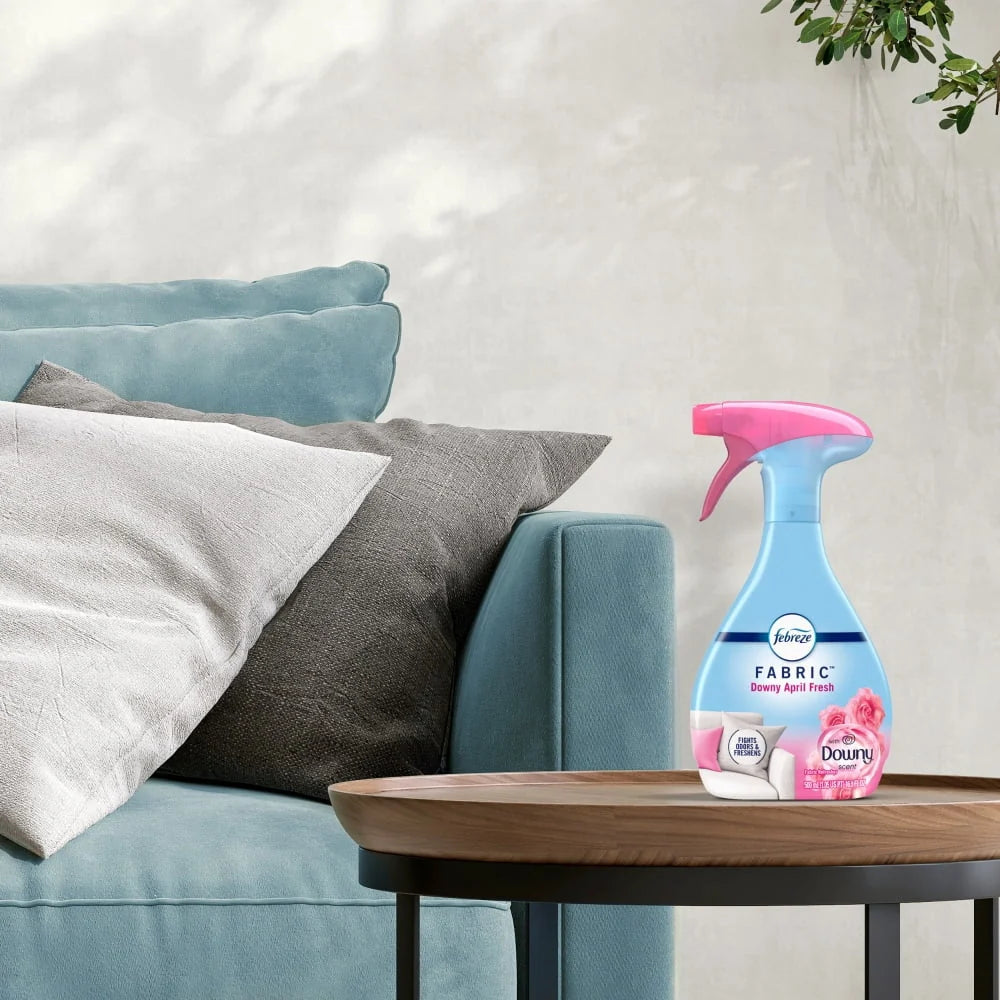 Febreze Fabric Spray Air Freshener Odor-Fighting Fabric Refresher Downy April Fresh 23.6 fl oz - 3 count