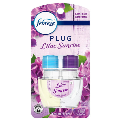 Febreze Plug In Air Freshener Scented Oil Refill Lilac Sunrise