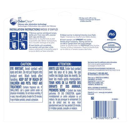 Febreze Plug Scented Oil Refill, Hawaiian Aloha, 3 count