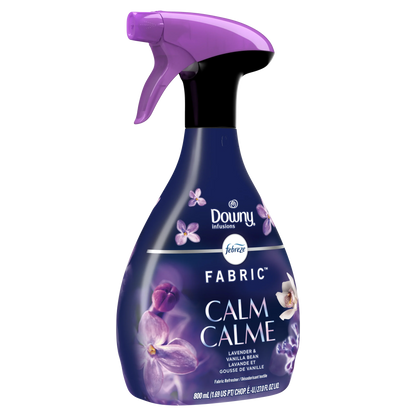 Febreze Fabric Spray Air Freshener, Odor-Fighting Fabric Refresher, Downy Calm, 27 fl oz